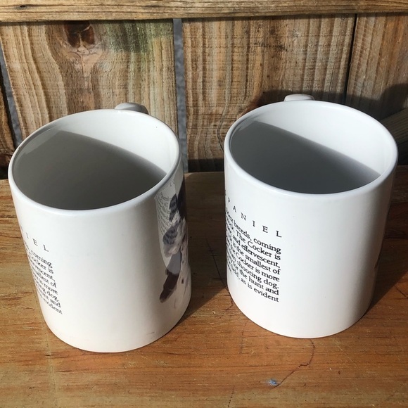 Set of 2 Cocker Spaniel Large Ceramic Coffee Mugs - Picture 4 of 7